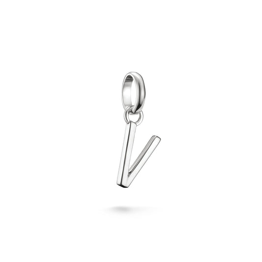 THOMAS SABO Connect Charm letter V Silver