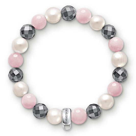 Thomas Sabo Rose Quartz Hematite Bracelet