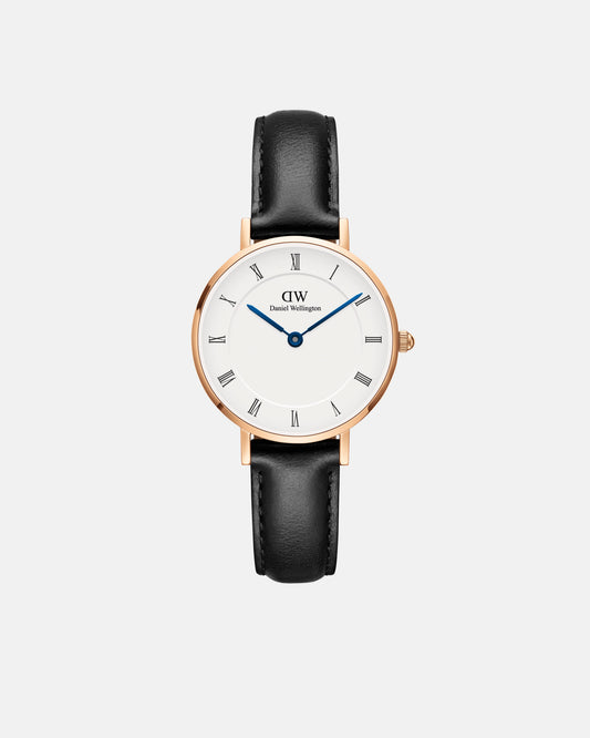 Daniel Wellington Petite Roman Numerals 28 Sheffield RG White Watch