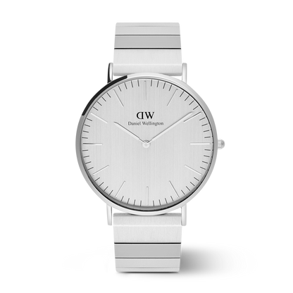 Daniel Wellington Classic Piano Link Silver Unitone Watch