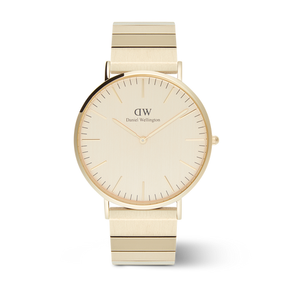 Daniel Wellington Classic Piano Link Gold Unitone Watch