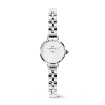 Daniel Wellington Petite Mini Arch 3-link White Silver
