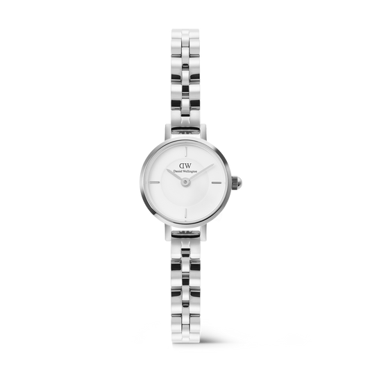Daniel Wellington Petite Mini Arch 3-link White Silver