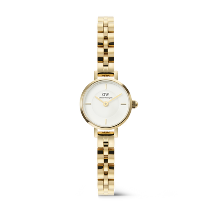 Daniel Wellington Petite Mini Arch 3-link White Gold