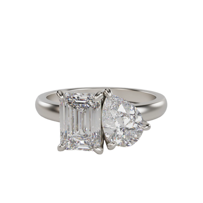 Toi et Moi Lab Grown Diamond Ring