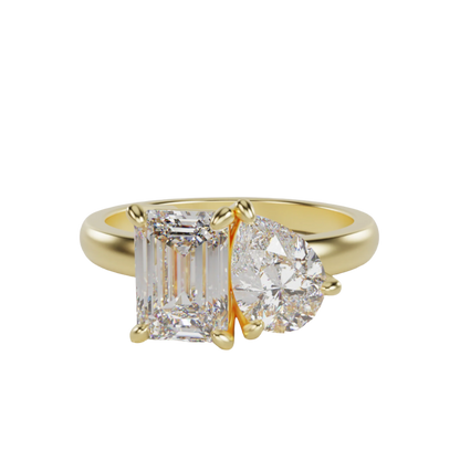 Toi et Moi Lab Grown Diamond Ring