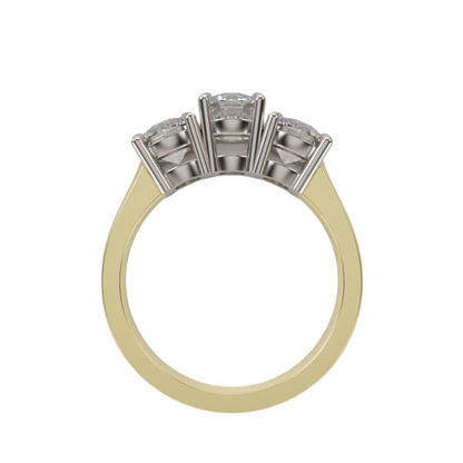 Diamond Trilogy Ring
