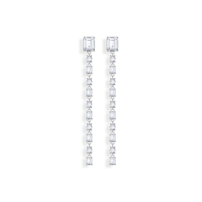 THOMAS SABO Drop Earrings with white stones silver