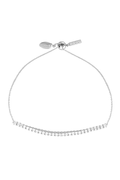 ICONIC BRIDAL VERA 2MM BRACELET SILVER ADJUSTABLE