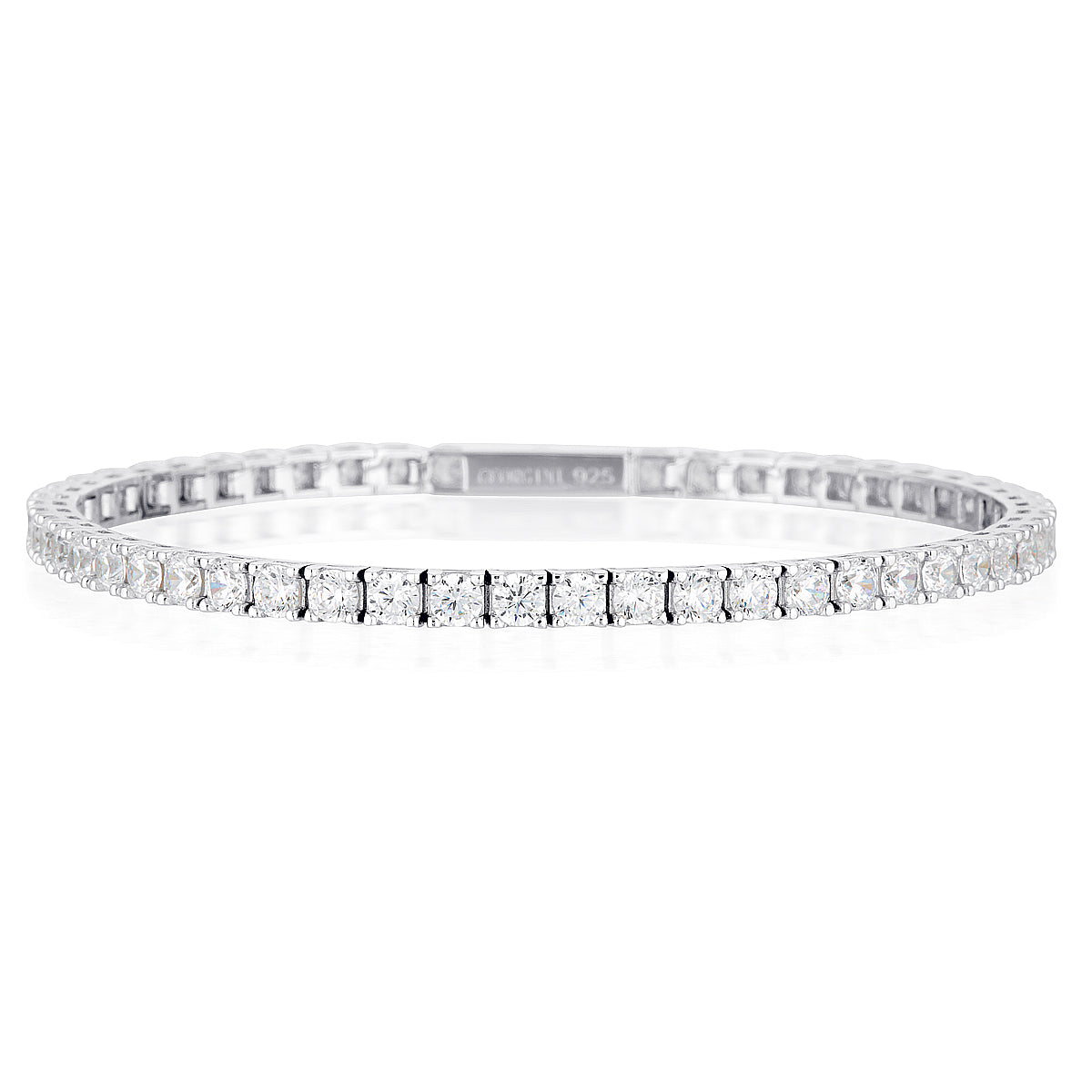 SELENA 3MM TENNIS BRACELET SMALL 16.5CM SILVER