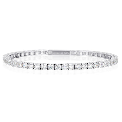 SELENA 3MM TENNIS BRACELET SMALL 16.5CM SILVER