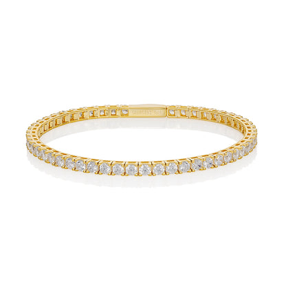 SELENA 3MM TENNIS BRACELET 18CM GOLD