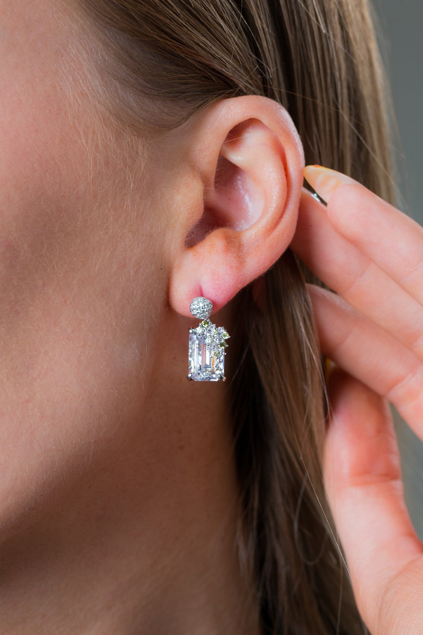 SUMMER SORBET BUBBLEGUM BLOSSOM MULTI COLOURED EARRINGS SILVER