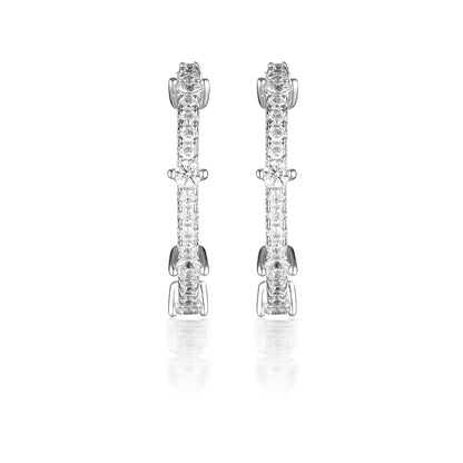 RED CARPET GALA EARRINGS SILVER