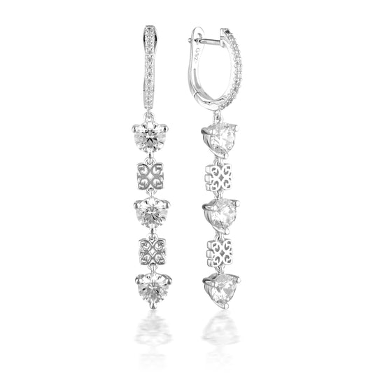 SIGNATURE HISTORY EARRINGS SILVER