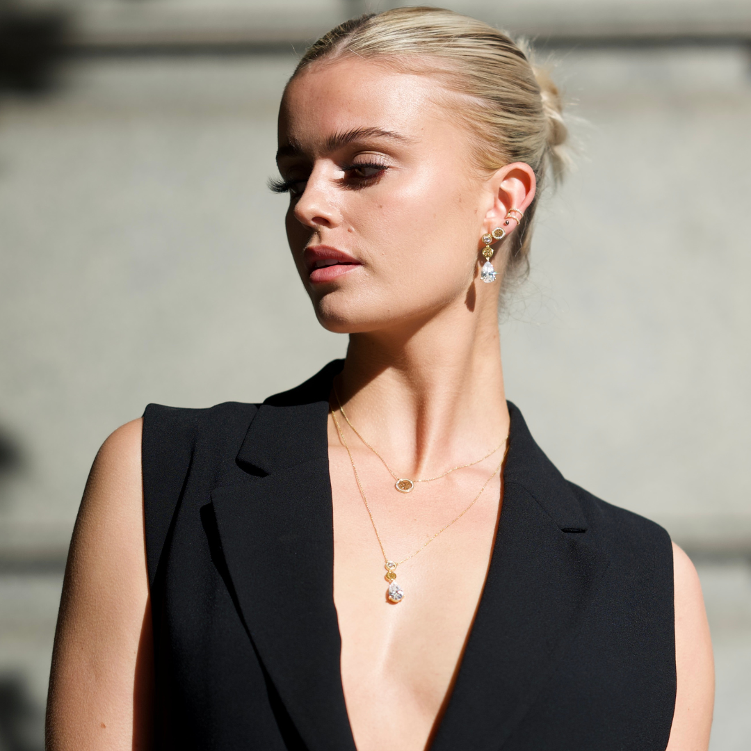 SIGNATURE MEMENTO EARRINGS GOLD