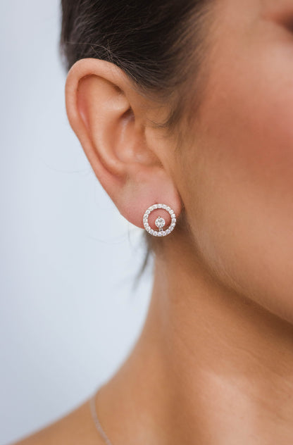 GODDESS CORA EARRINGS SILVER