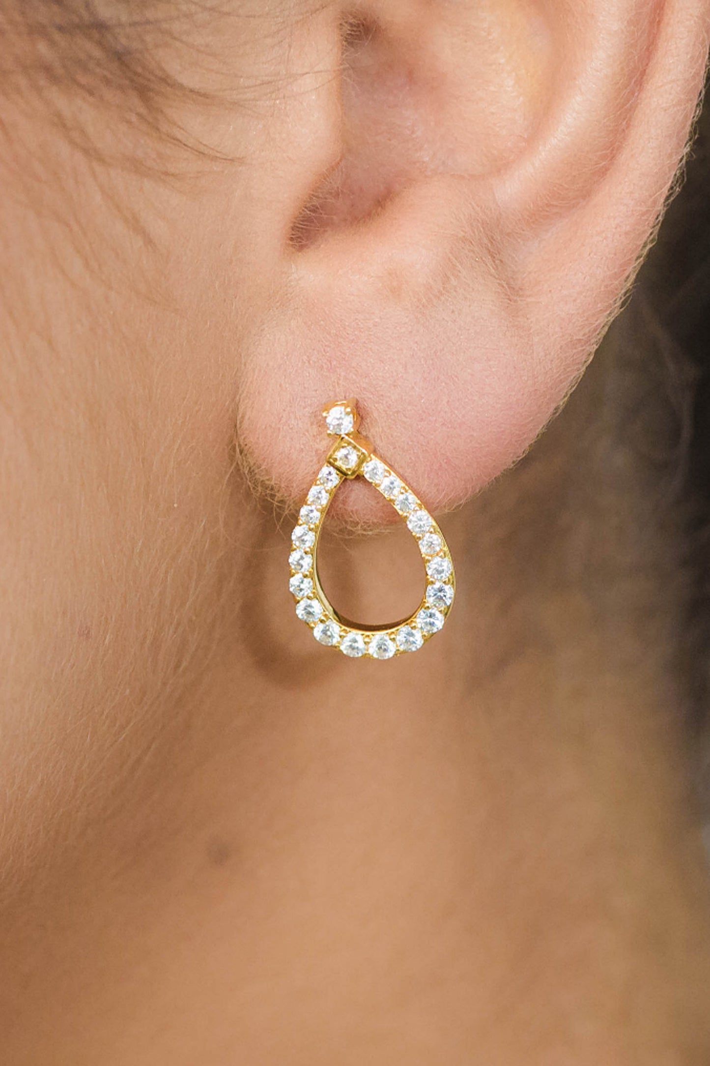 GODDESS FREYA EARRINGS GOLD