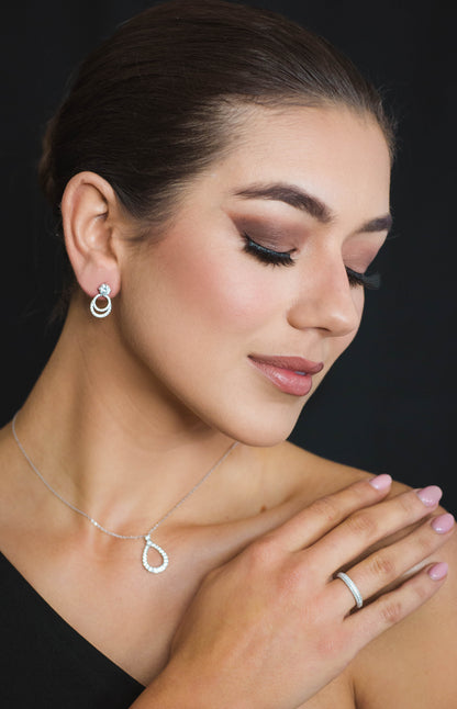 GODDESS FREYA EARRINGS SILVER