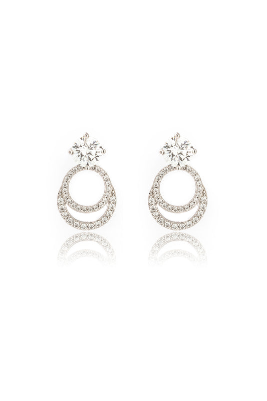 GODDESS LUNA EARRINGS SILVER