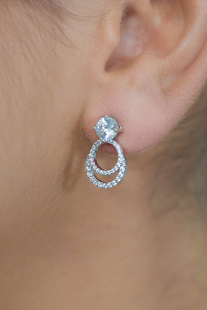 GODDESS LUNA EARRINGS SILVER