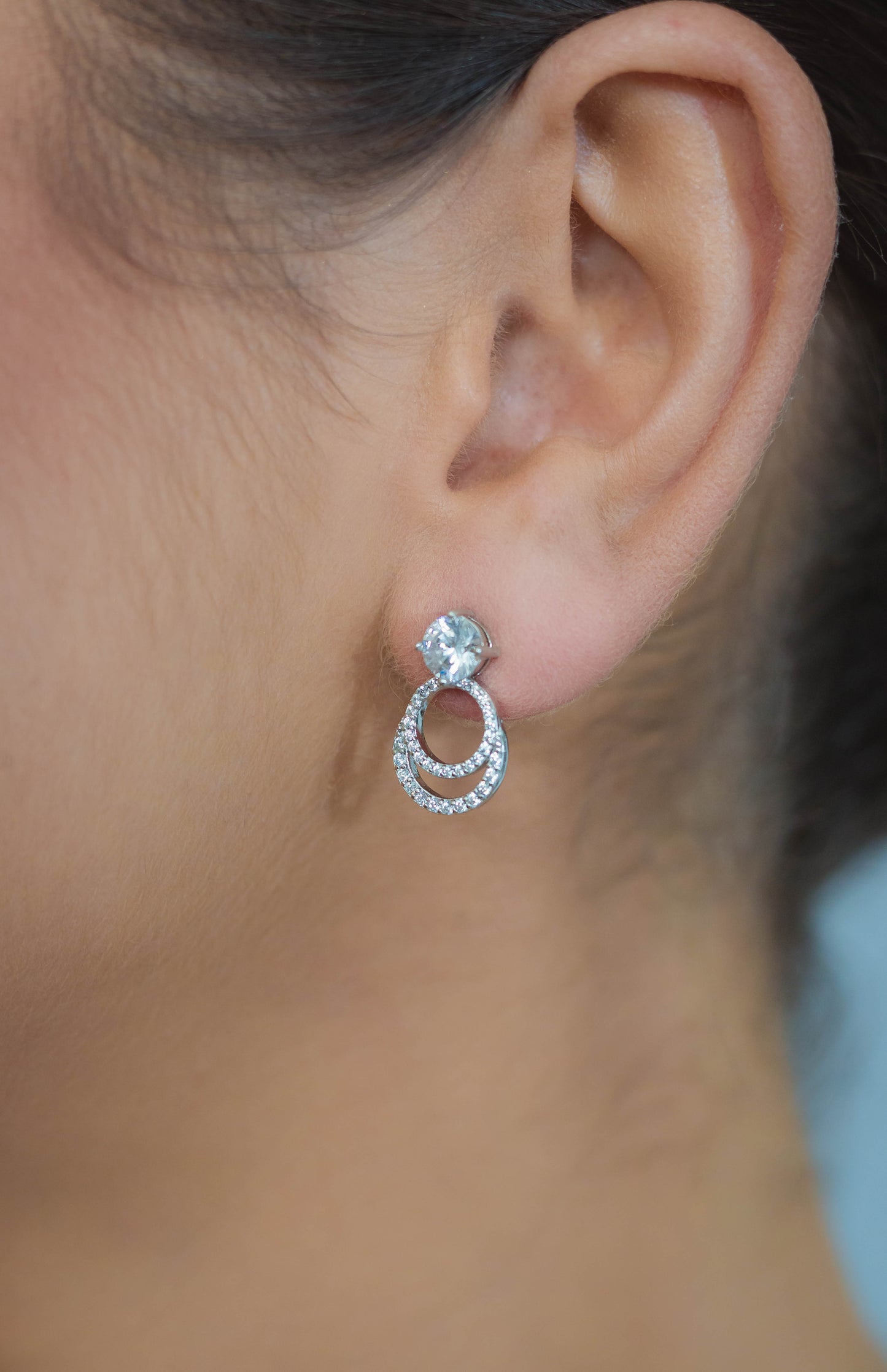 GODDESS LUNA EARRINGS SILVER
