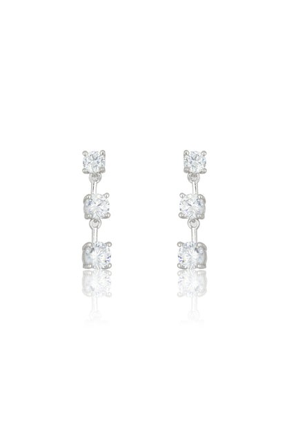 TRILOGY EARRINGS SILVER
