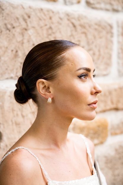 SYDNEY SOIRÉE ROSE BAY EARRINGS GOLD