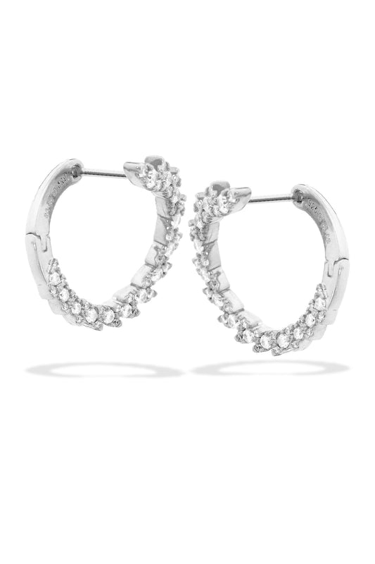 SYDNEY SOIRÉE POINT PIPER EARRINGS SILVER