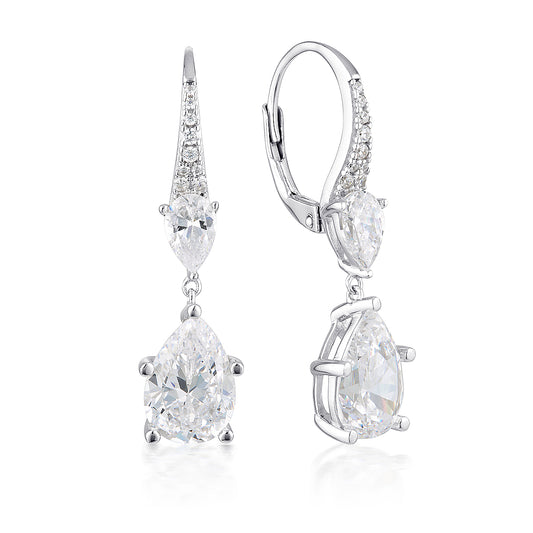 JOSEPHINE DROP EARRINGS SILVER