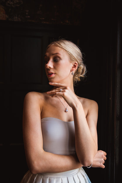 LUXE GRANDENZZA EARRINGS SILVER