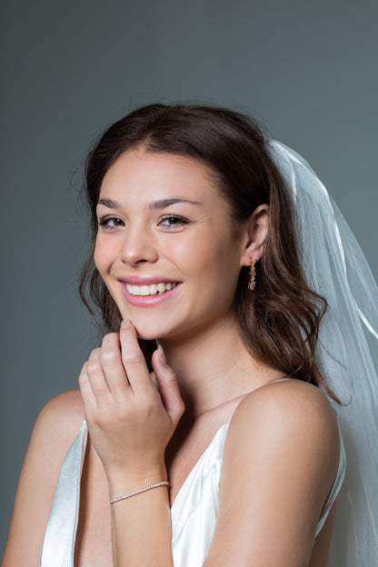 ICONIC BRIDAL CHRISTINA EARRINGS GOLD