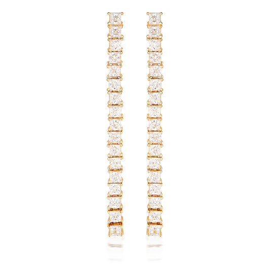 ICONIC BRIDAL VERA EARRINGS GOLD