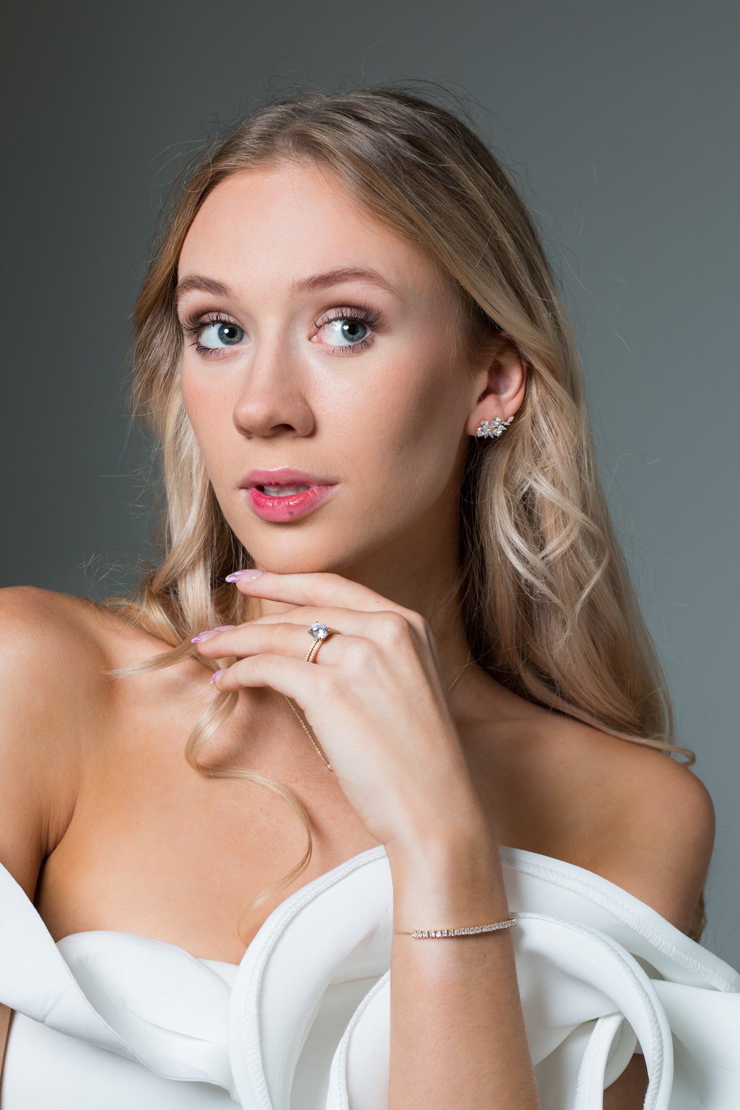 ICONIC BRIDAL FRANCESCA RING GOLD