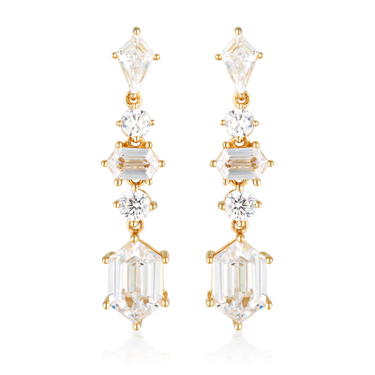 ROCK STAR SWORD GOLD EARRINGS