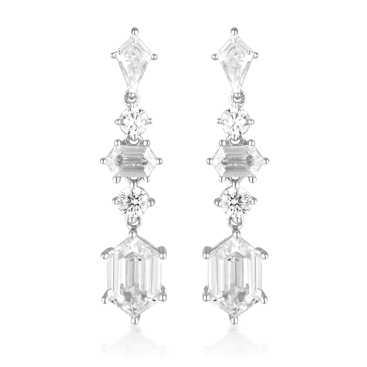 ROCK STAR SWORD SILVER EARRINGS