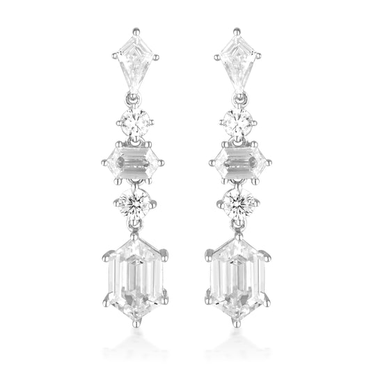 ROCK STAR SWORD SILVER EARRINGS