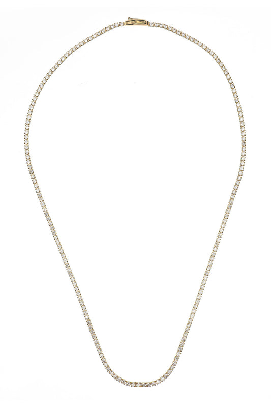SYDNEY SOIRÉE  2MM TENNIS NECKLACE 42CM GOLD