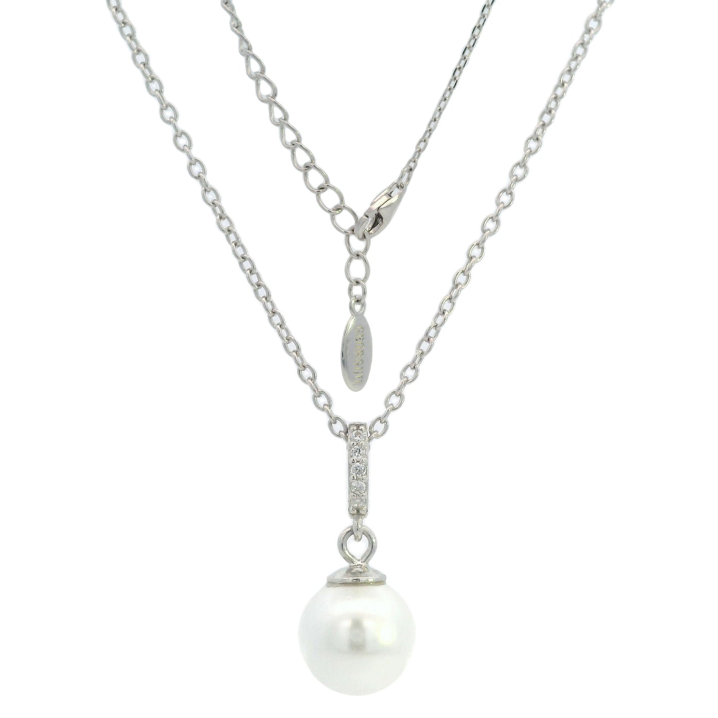 ADAGIO EFFORTLESS GLOW PEARL PENDANT SILVER