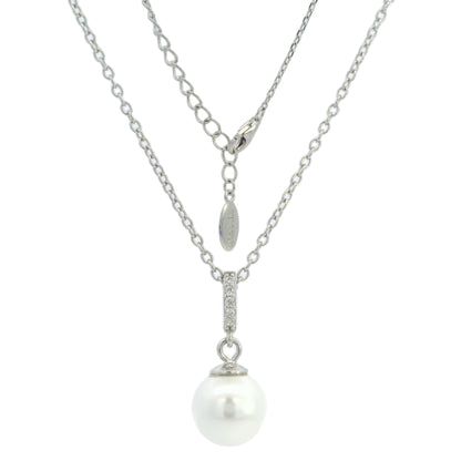 ADAGIO EFFORTLESS GLOW PEARL PENDANT SILVER
