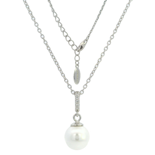 ADAGIO EFFORTLESS GLOW PEARL PENDANT SILVER