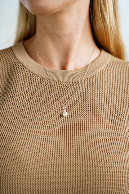 ADAGIO EFFORTLESS GLOW PEARL PENDANT SILVER