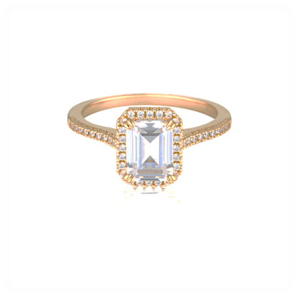ICONIC BRIDAL VIOLET RING ROSE GOLD