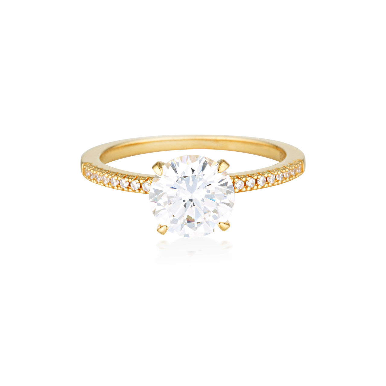 ICONIC BRIDAL FRANCESCA RING GOLD