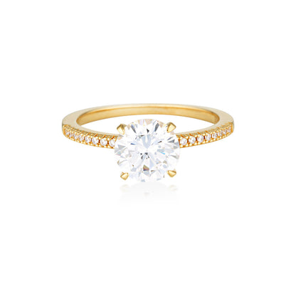 ICONIC BRIDAL FRANCESCA RING GOLD