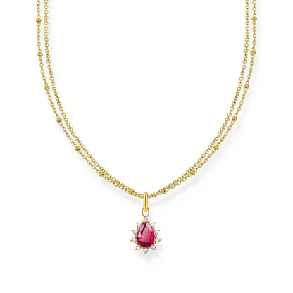 THOMAS SABO Vintage Romance double-row necklace with pendant