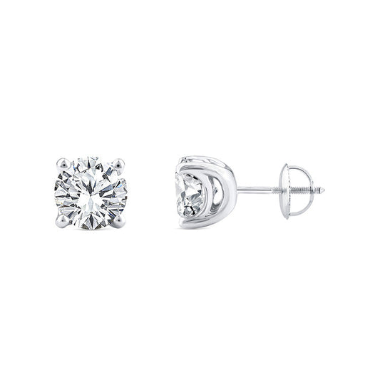 3.00ct Lab Grown Diamond Earrings in 9K White Gold