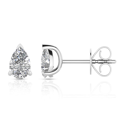 1.00ct Lab Grown Diamond Earrings in 9K White Gold