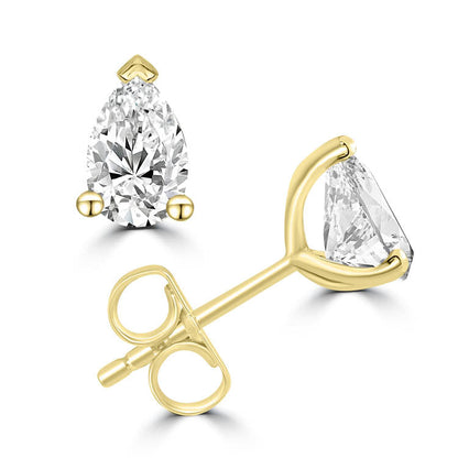 1.00ct Lab Grown Diamond Pear  Ear Studs