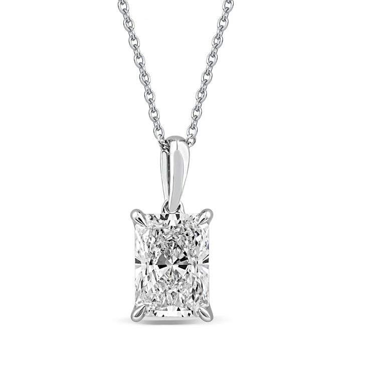 2.00ct Lab Grown Diamond Necklace in 9K White Gold